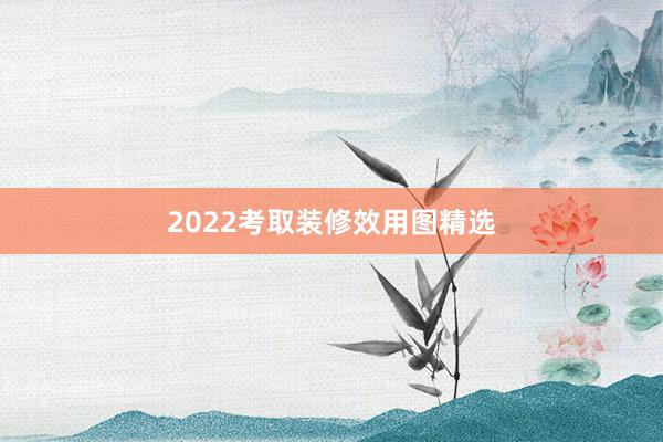 2022考取装修效用图精选